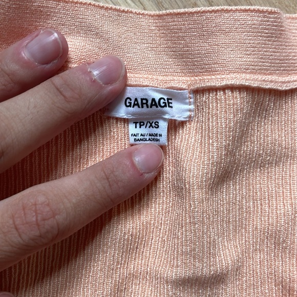 Garage cropped knit cardigan - Picture 3 of 3